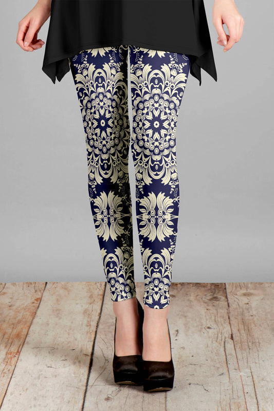 Blue and White Bohemian-