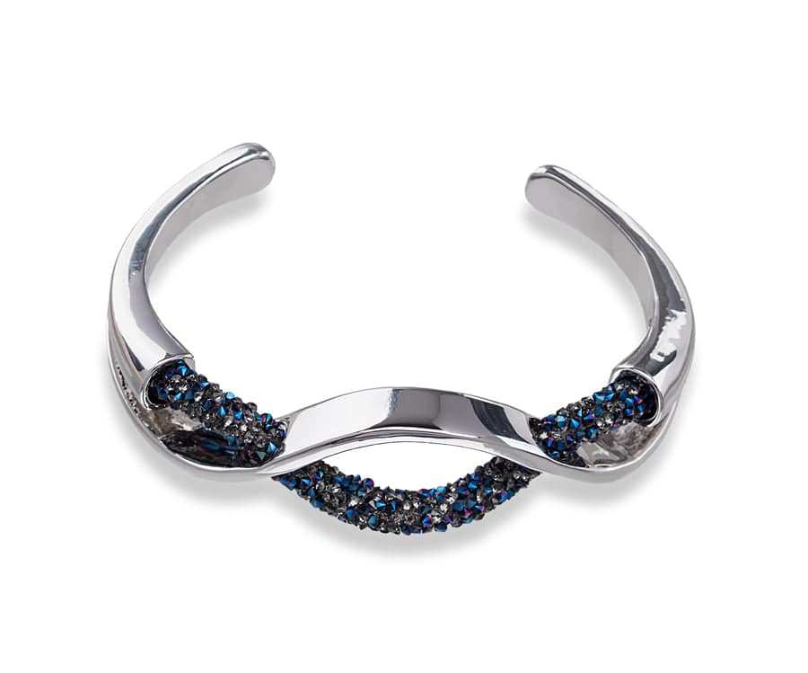 Blue / Silver-