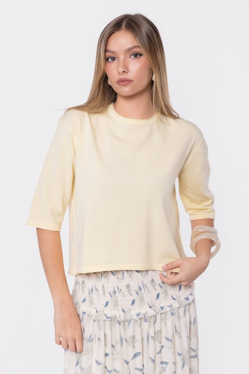 Jude Top (Butter Yellow)