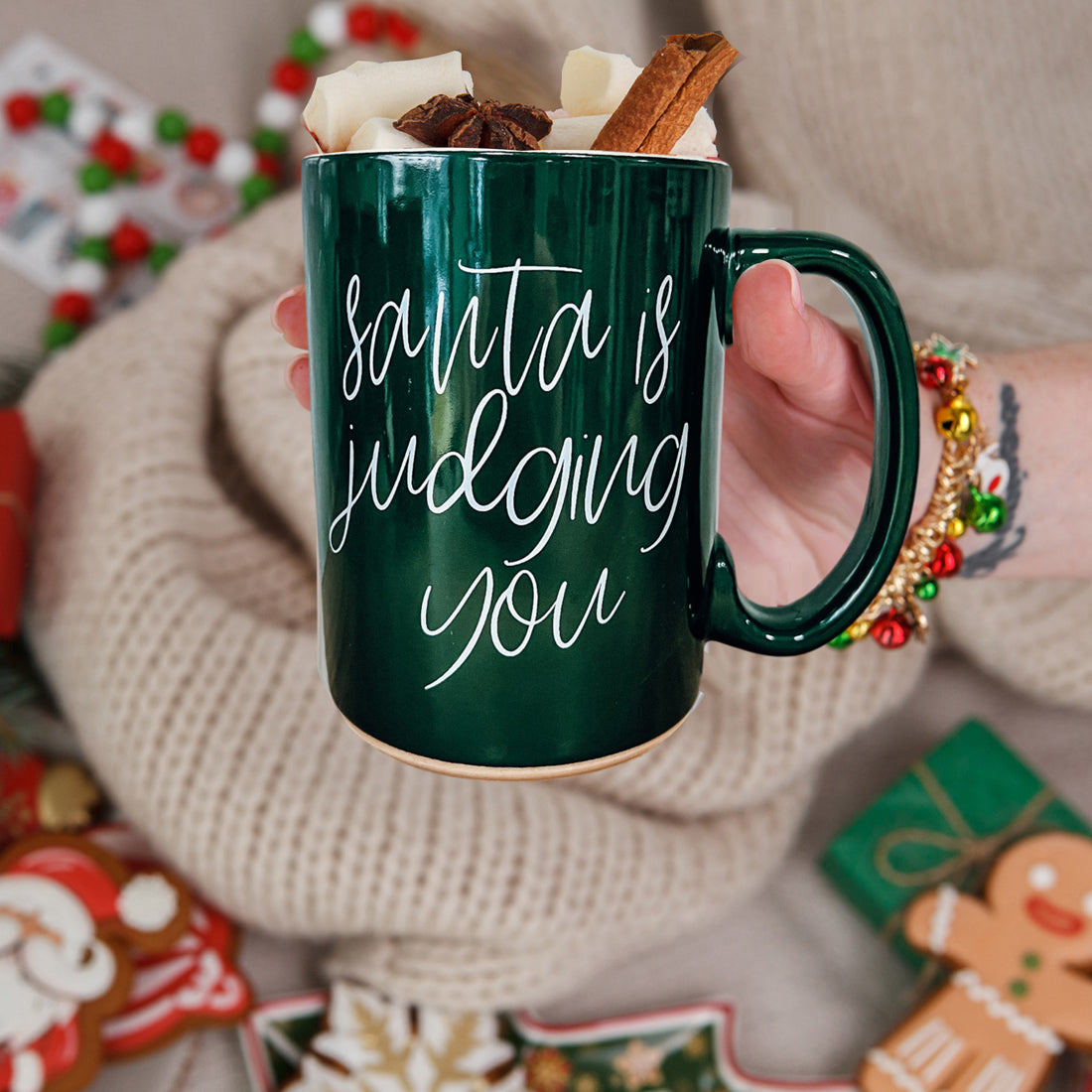 Santa's Judging You by Gia Roma