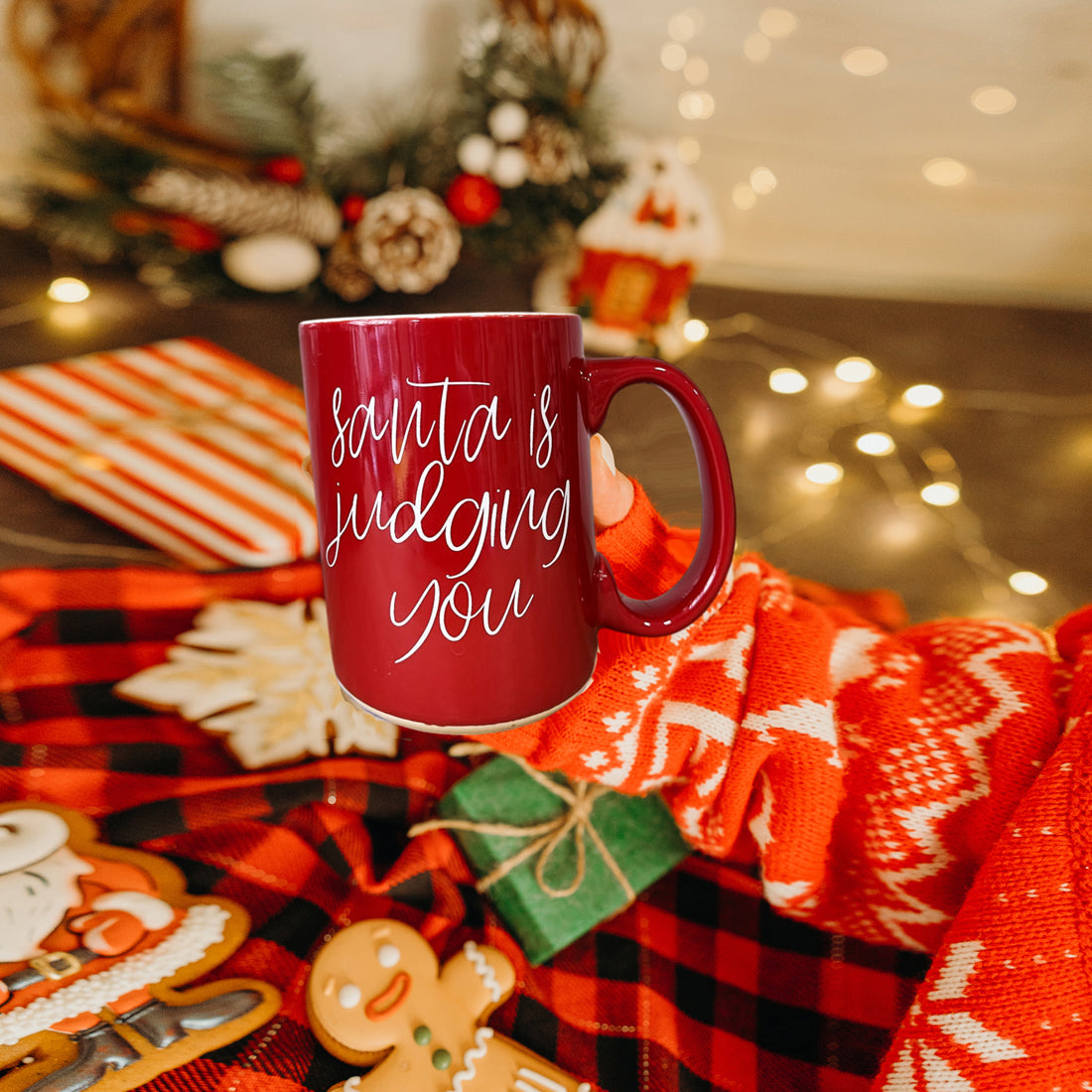 Santa's Judging You by Gia Roma