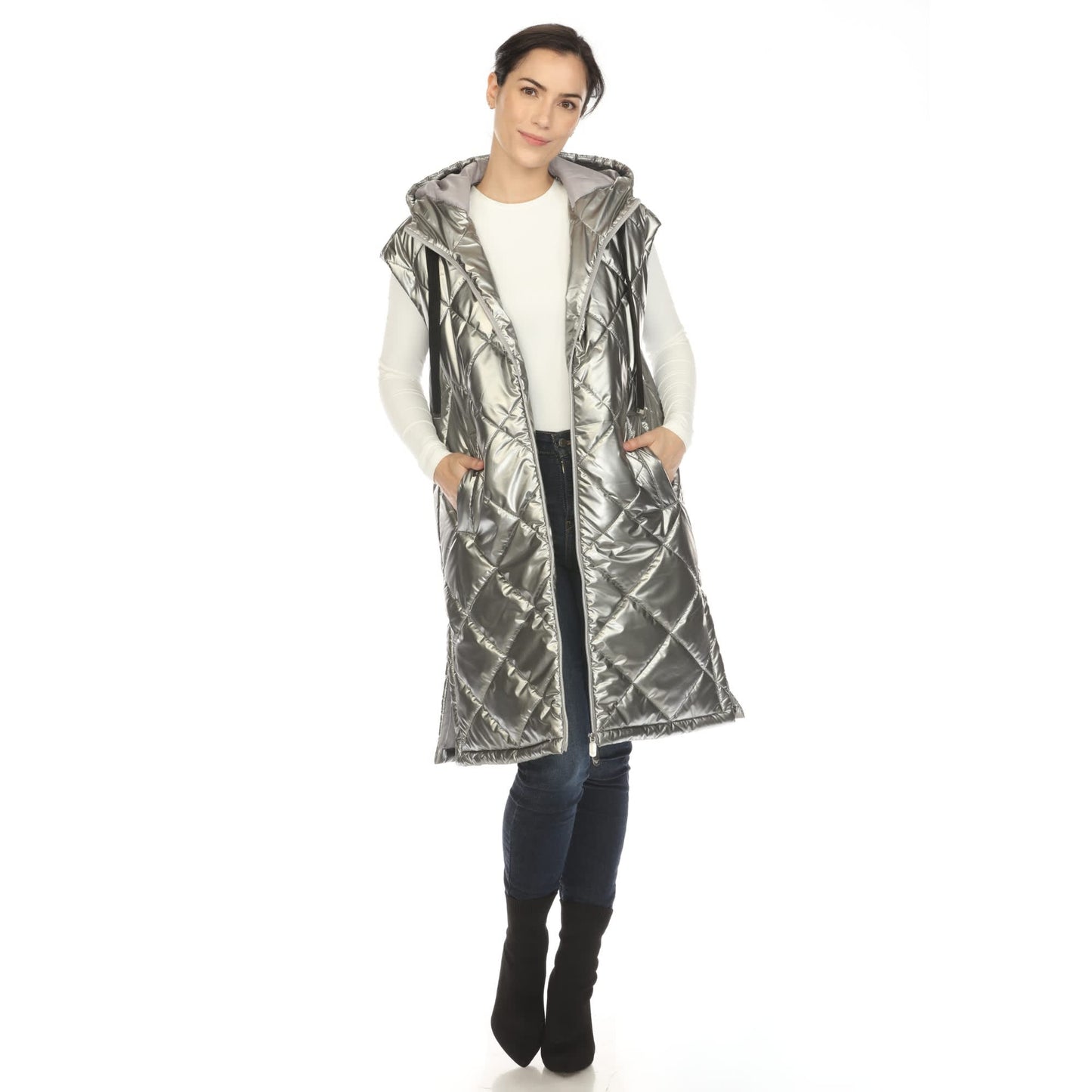 Metallic Silver Gray-