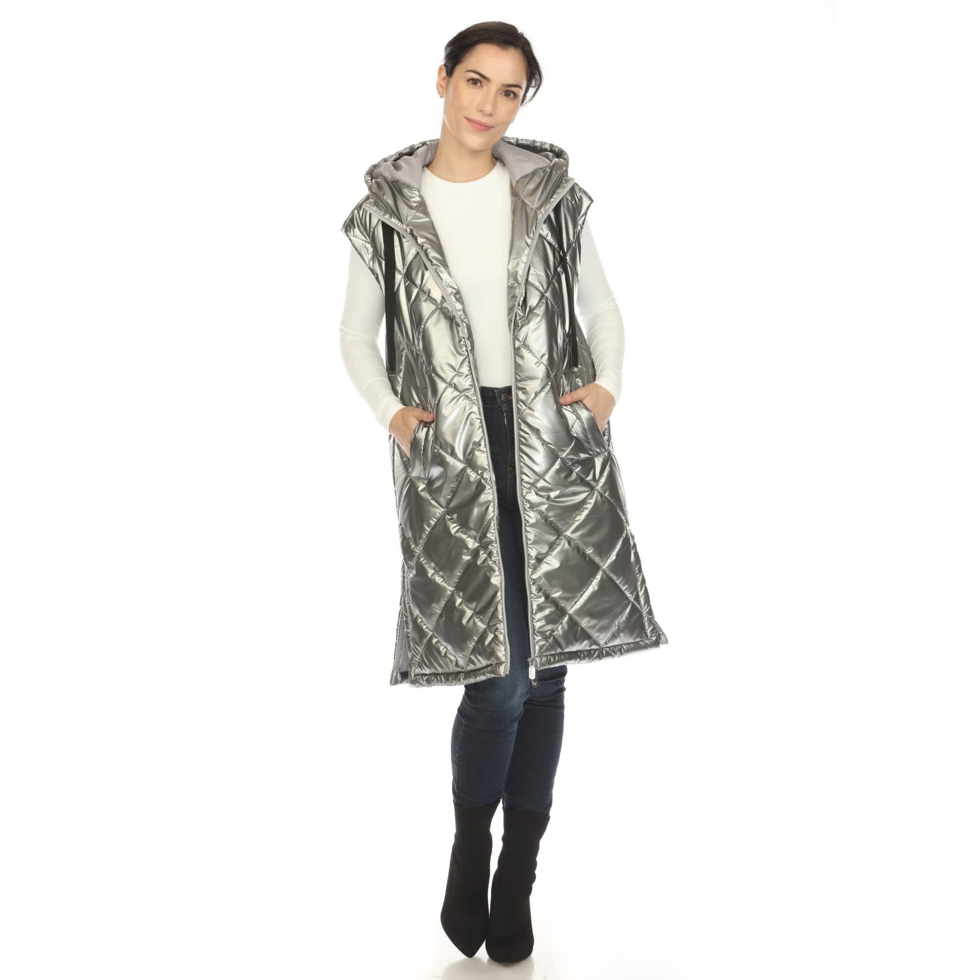 Metallic Silver Gray-
