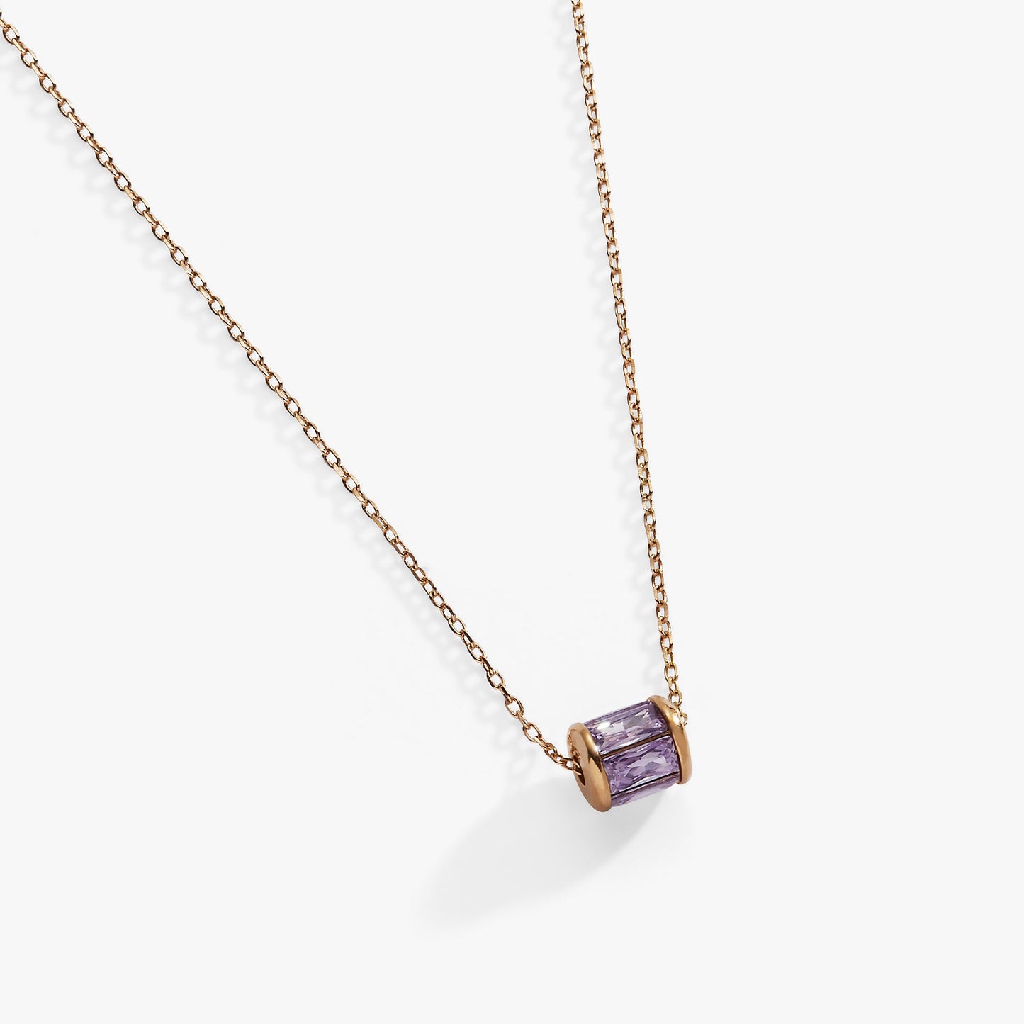 June Birthstone Precious Pendant Necklace