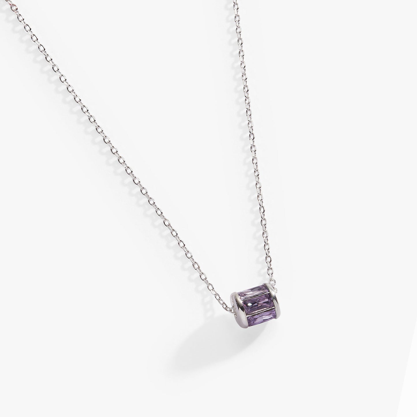 June Birthstone Precious Pendant Necklace