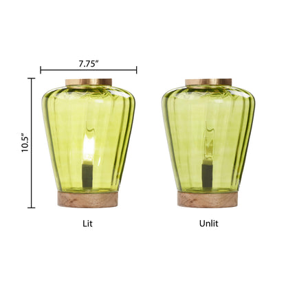 Chartreuse/ Gold/ Rustic Tan-