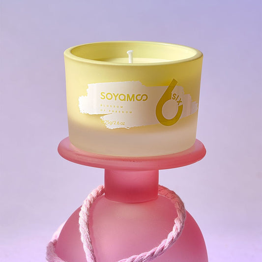 SOYAMOO Golden Osmanthus Lucky Number Scented Candle