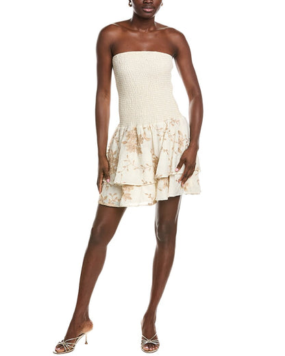 WHTS-IVORY LUREX EMBROIDERY-