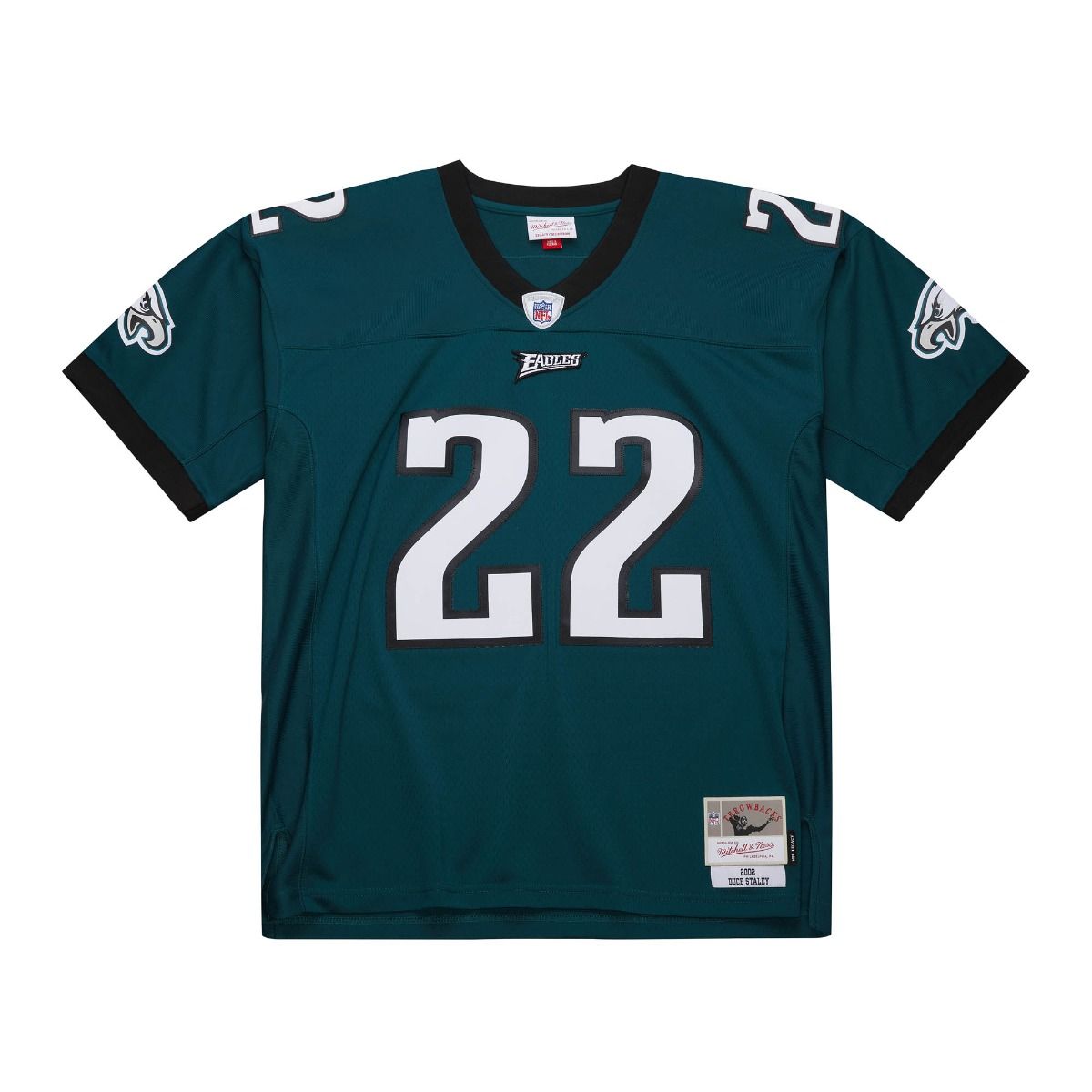 Mitchell & Ness Men's NFL Dark Jersey Eagles 2002 Duce Staley
