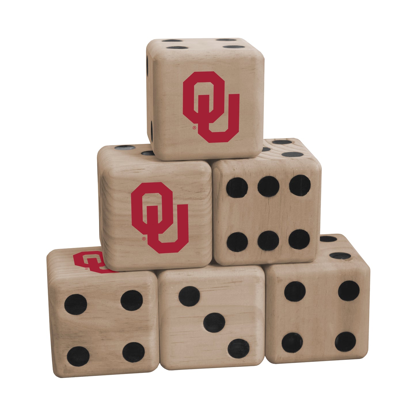Oklahoma Sooners Lawn Dice Yard Game