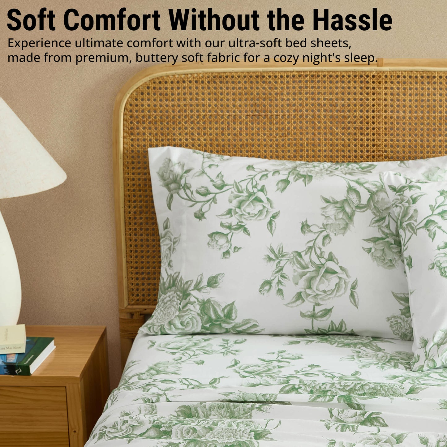 Rose Toile Sage-