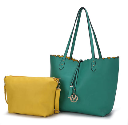 Teal Yellow-