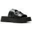 1 Black leather