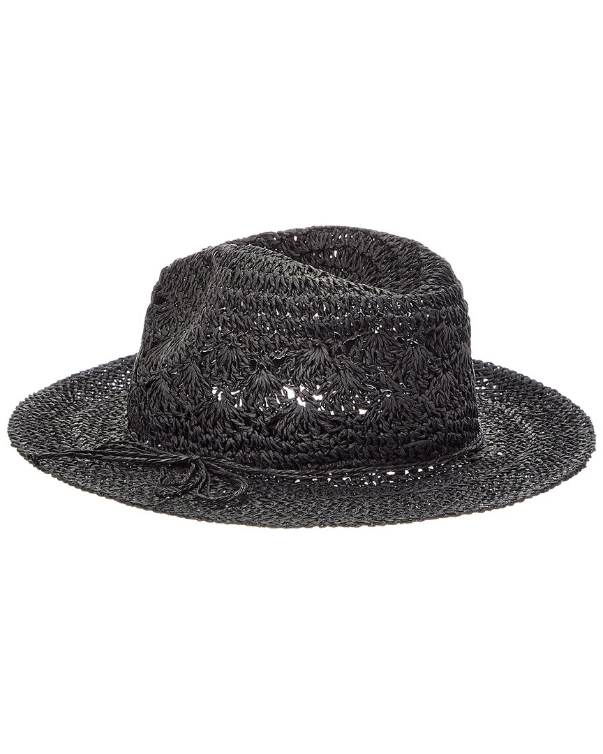 Bruno Magli Crochet Raffia Rancher Hat