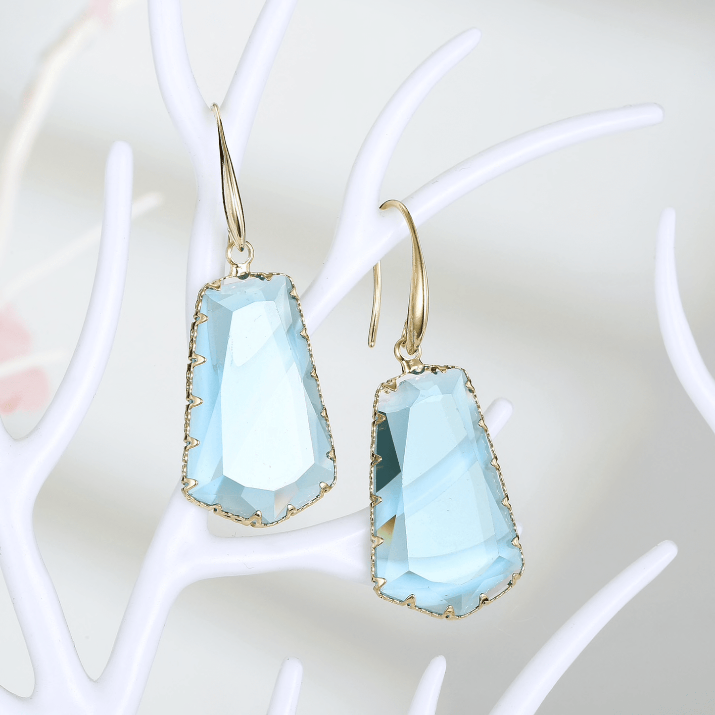 Aqua Blue / Gold-