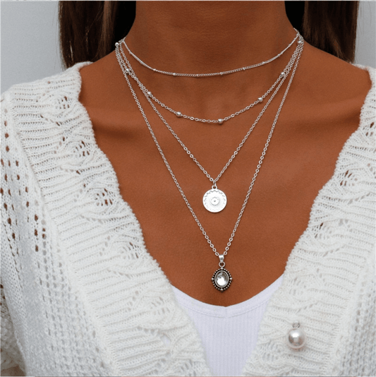 Clear / Silver-