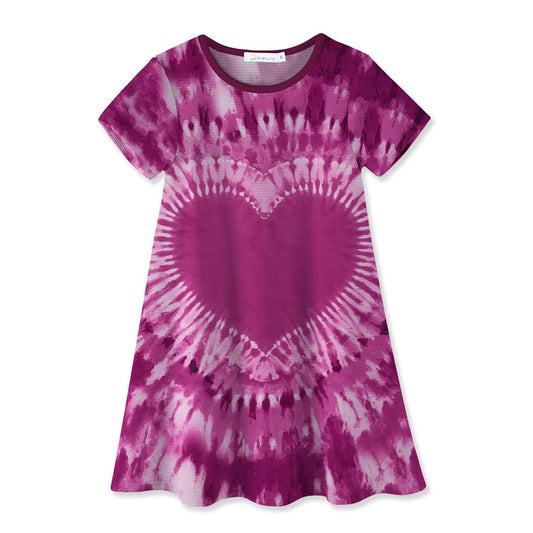 pink and purple tie dye dress Nebula Tie Dye Maxi Dress: Pink Nebula Rave Festival Dress
