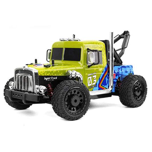 Retro 4Wd 1:16 Scale Tow Truck - Yellow