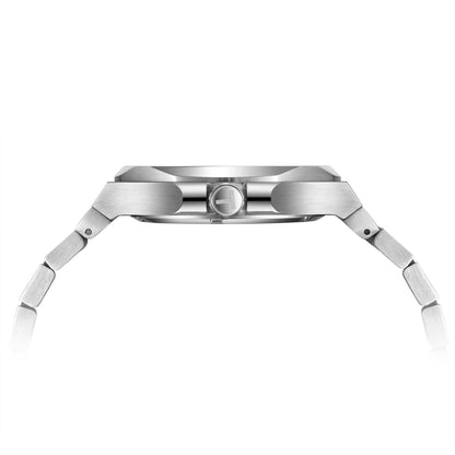 Silver Tone Black-