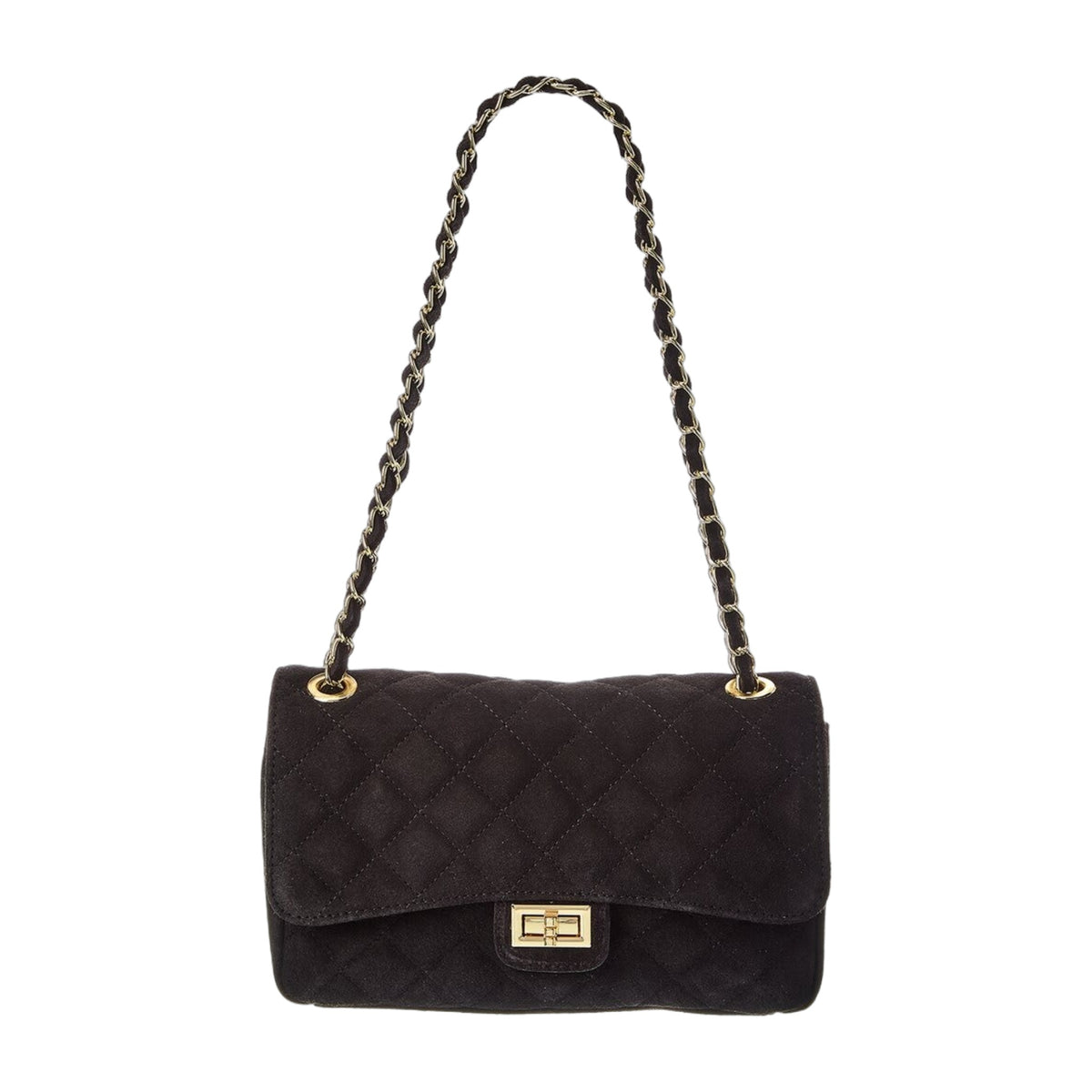 Isabella Rossetti Maeve Quilted Suede Crossbody