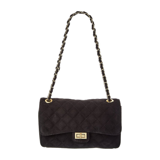 Isabella Rossetti Maeve Quilted Suede Crossbody
