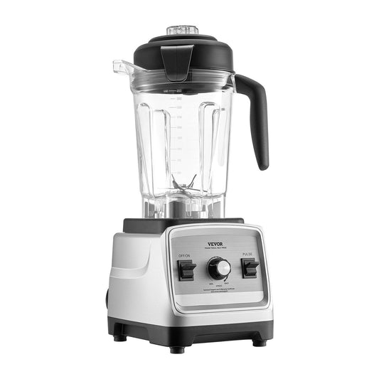 VEVOR 85 oz 1400W Blender for Smoothies Food Processing Blender for Kitchen - Silver 1