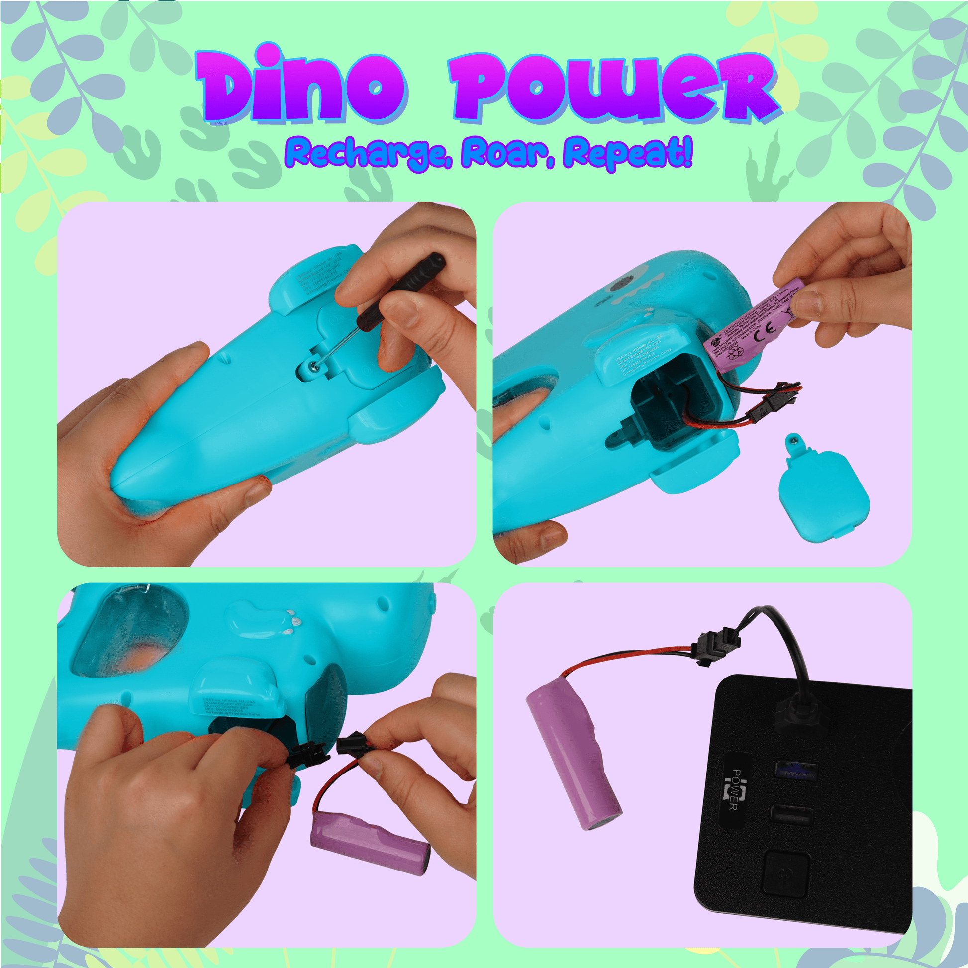 Blue and pink water blaster-