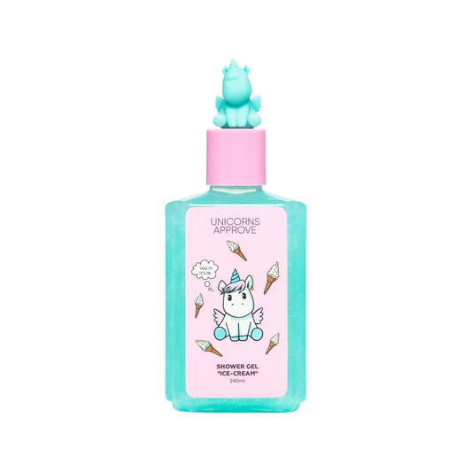 Soda Unicorn Ice Cream Scented Shower Gel 240ml - Unicorn Themed Personal Care