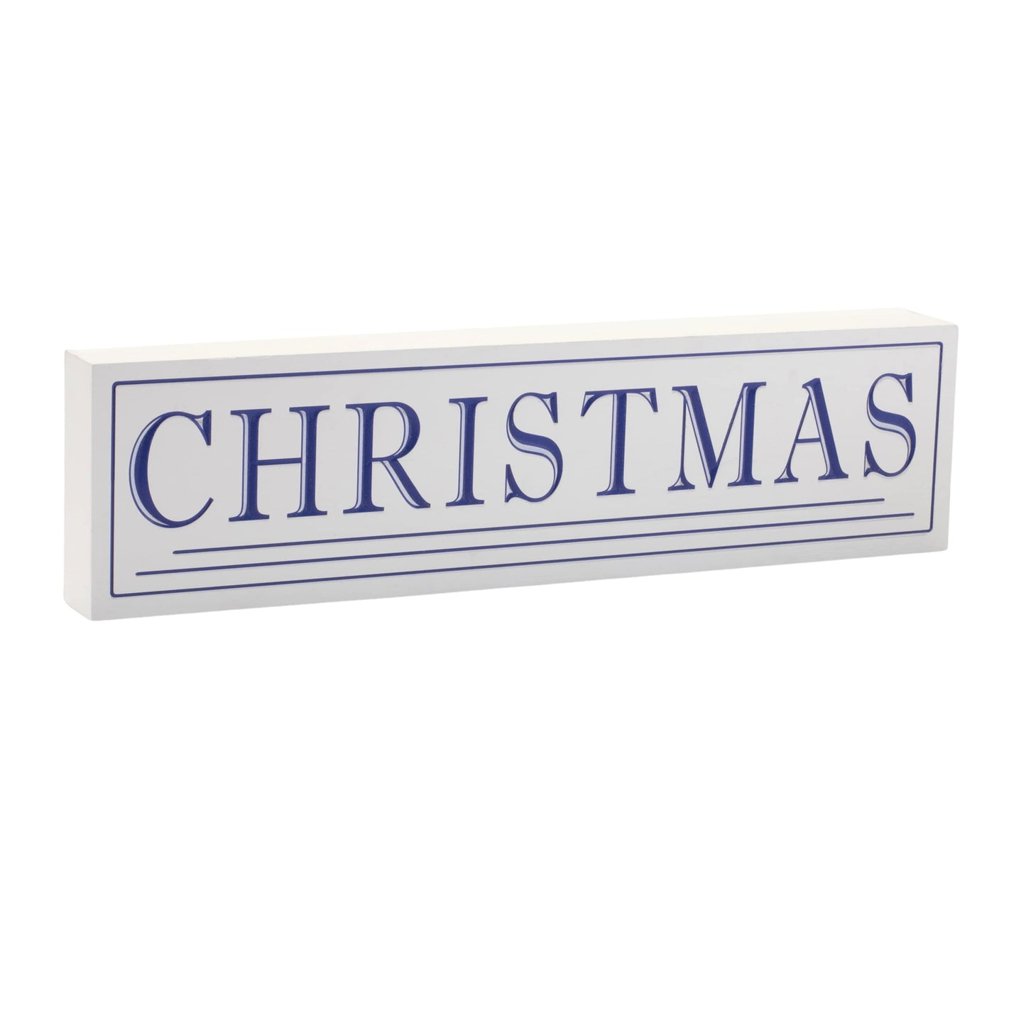 Melrose International Wood Christmas Sentiment Sign 19.5"L