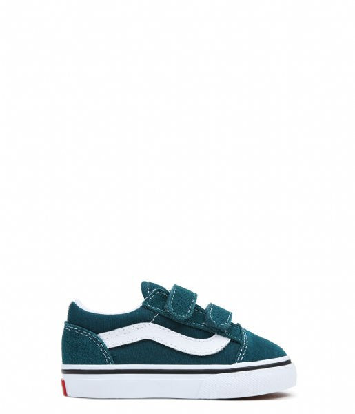 Vans Old Skool V Toddlers' (TD) Sneakers — Color Theory Deep Teal
