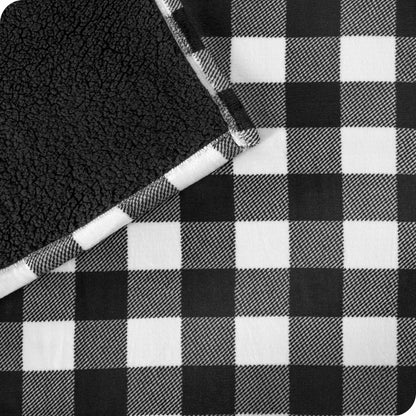 Buffalo Plaid - White/Black-