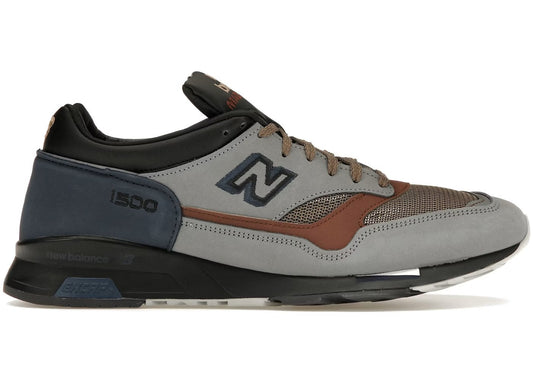 New Balance 1500 Made in England Men's Sneakers — Grey/Navy Nubuck
