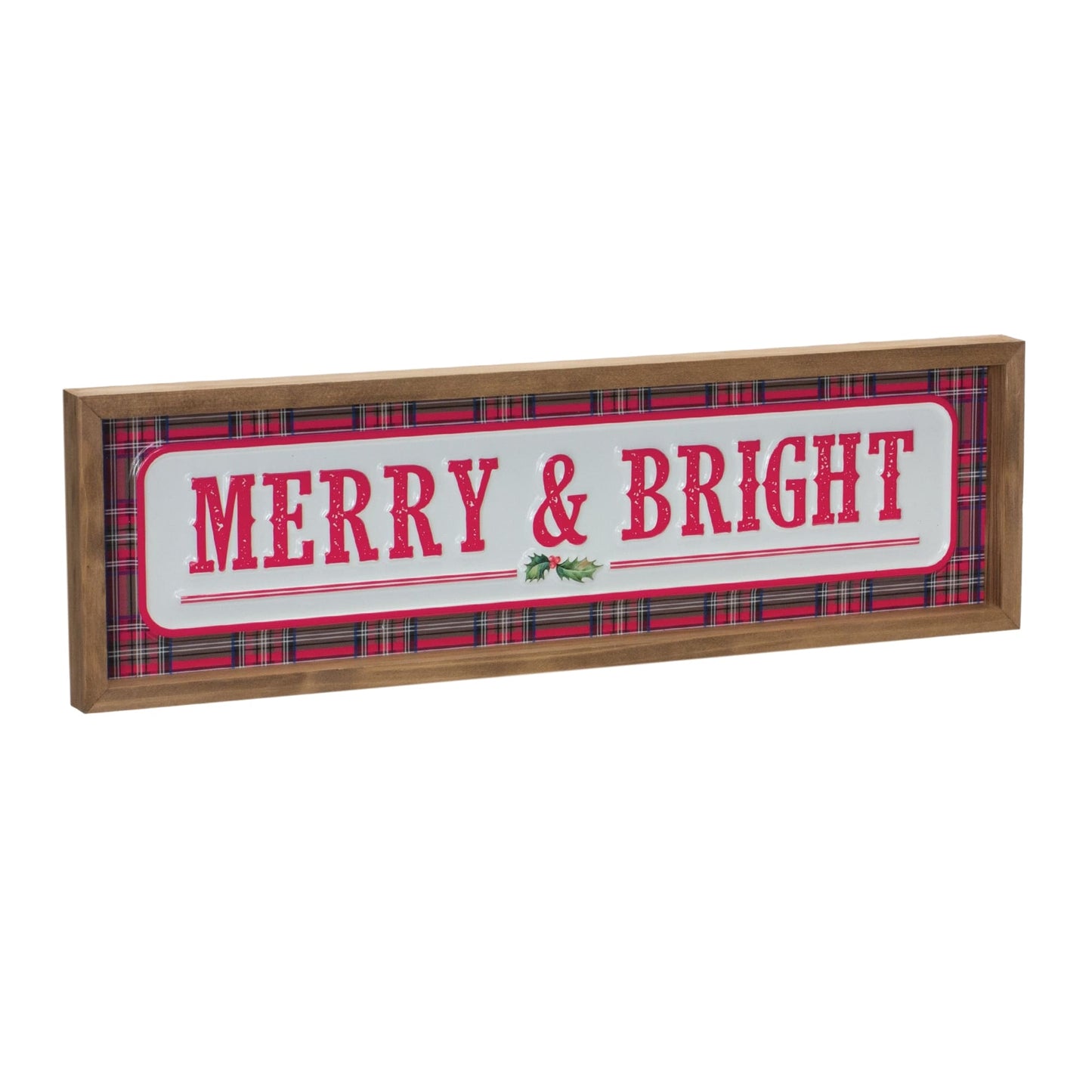 Melrose International Merry & Bright Sign 19.75"L