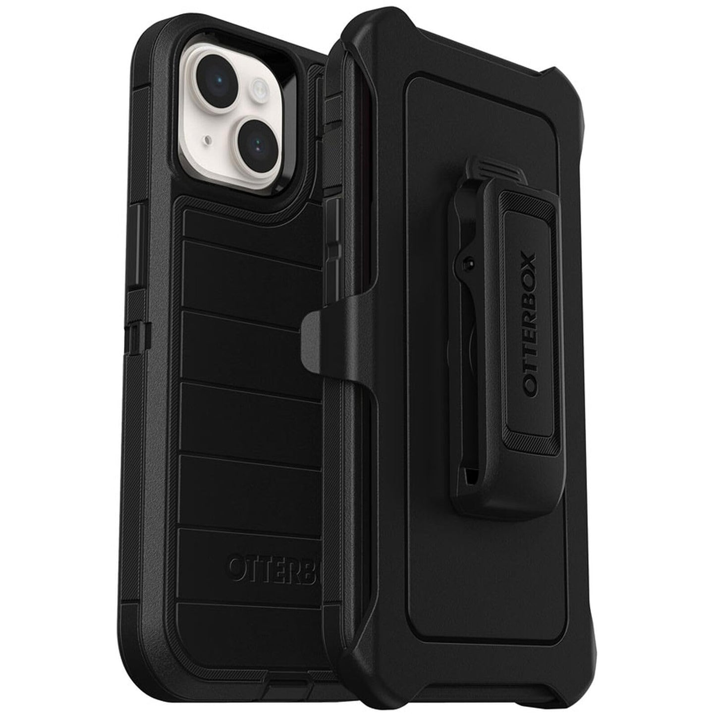 Otterbox Defender Series Screenless Edition Case for Iphone 14 & Iphone 13 (Only) - Holster Clip Included - Microbial Defense Protection - Non-Retail Packaging - Black