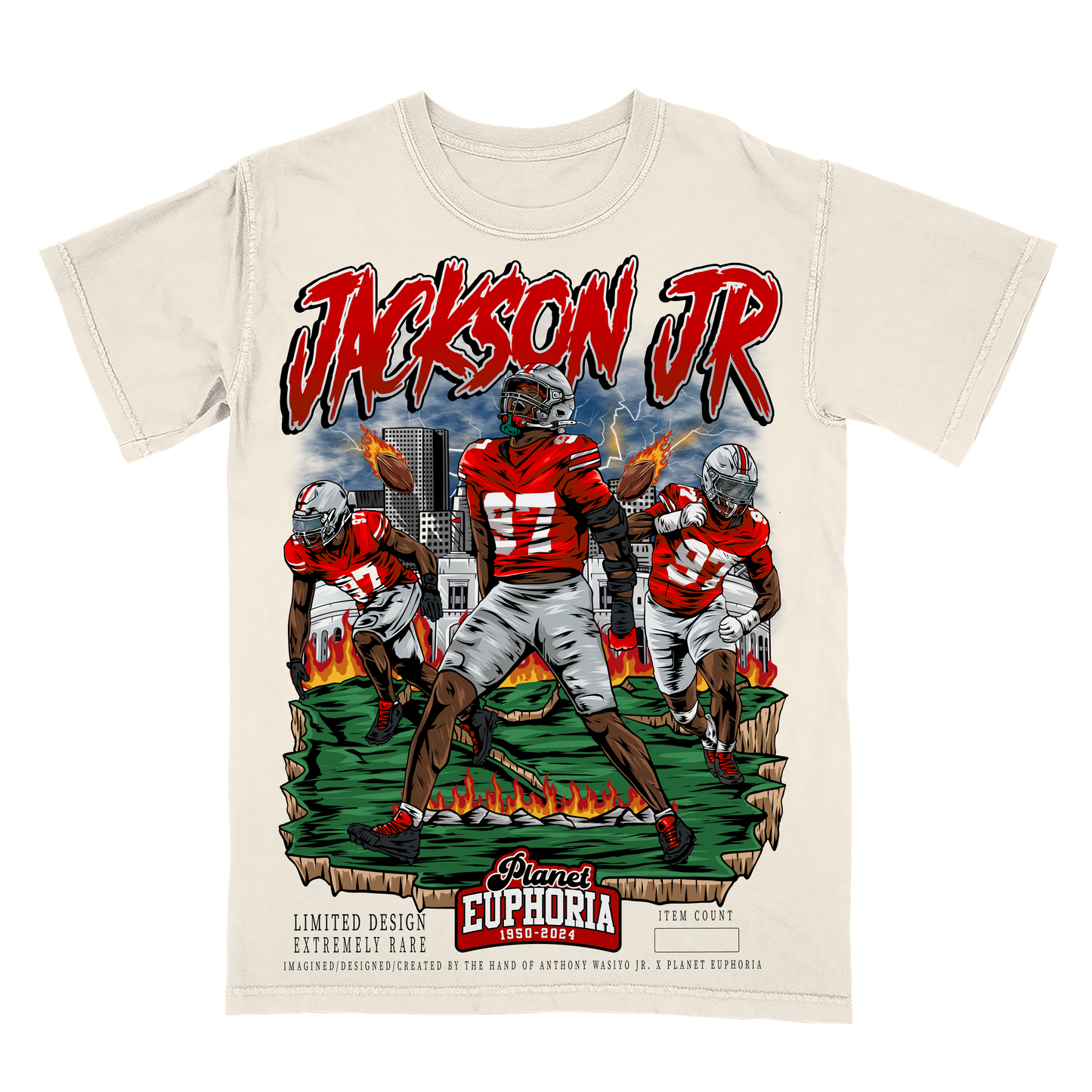Kenyatta Jackson Jr. Limited Edition Graphic T-Shirt