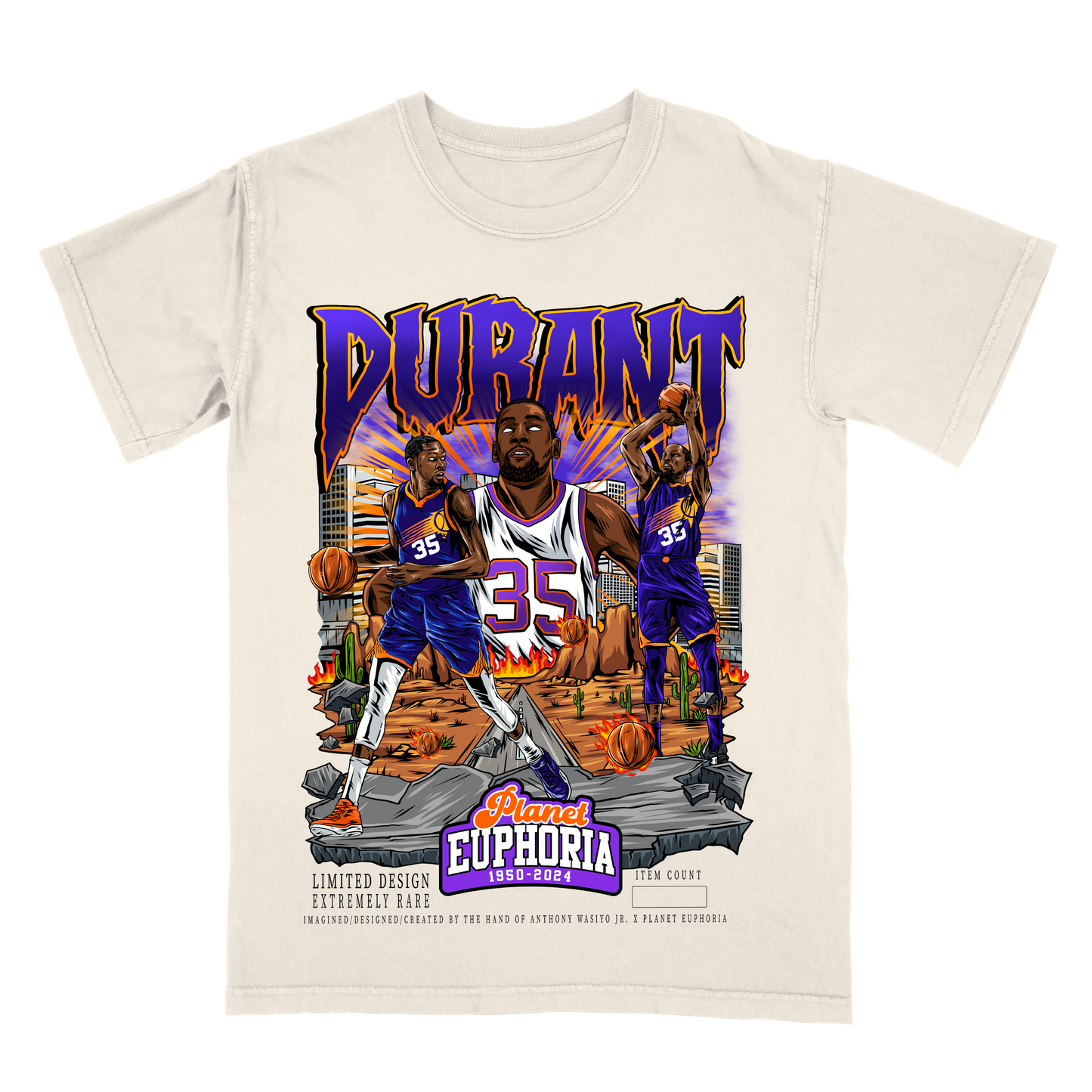 Youth Kevin Durant V2 Limited Edition NBA Player Graphic T-Shirt