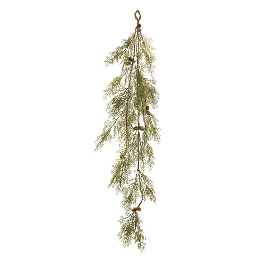 Melrose International Pine and Pinecone Garland (Set of 2)