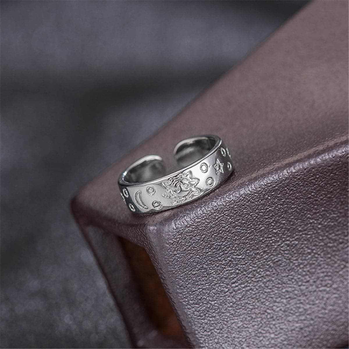 Silvertone Adjustable Botany Toe Ring Set