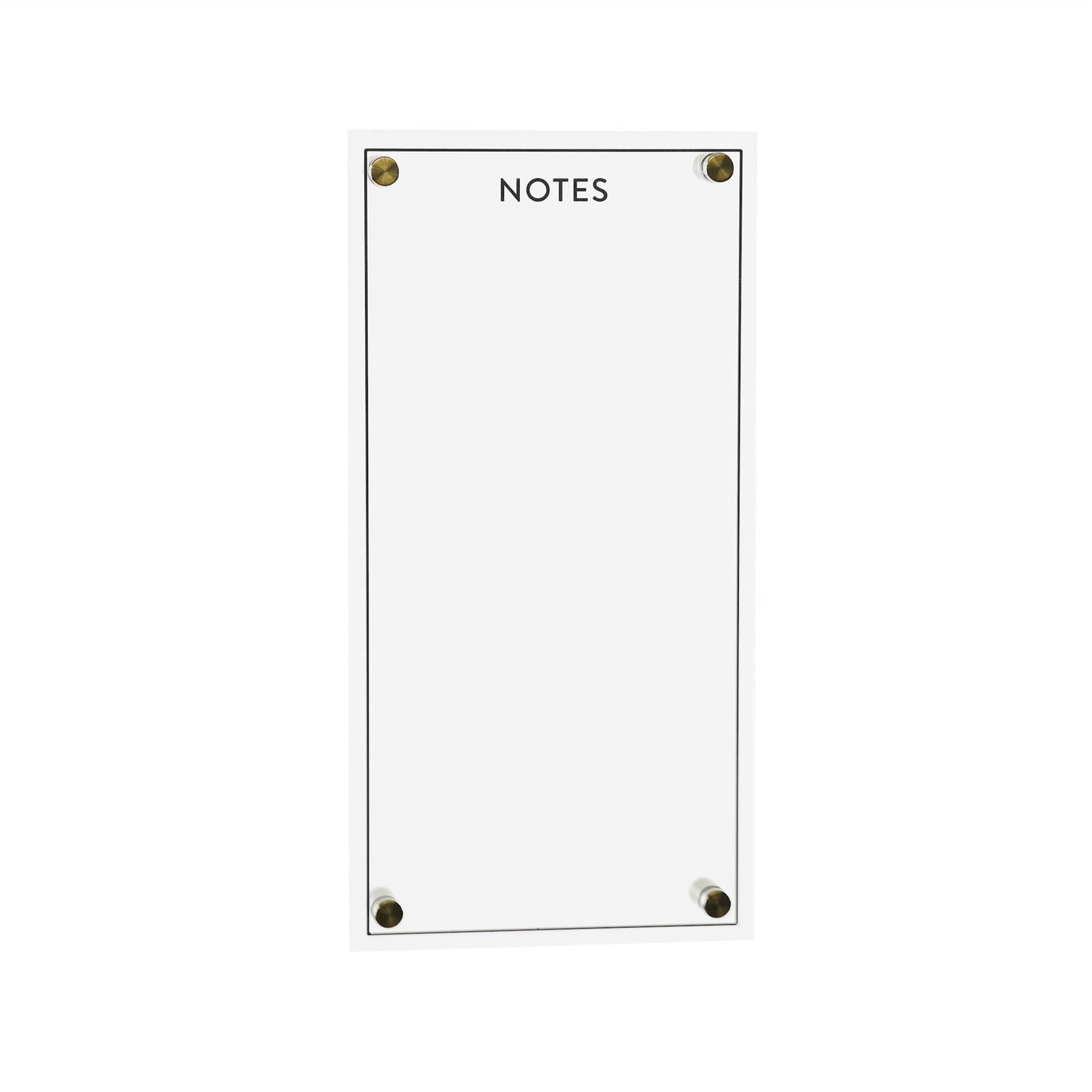 Melrose International Acrylic Dry Erase Notes Board 13"H