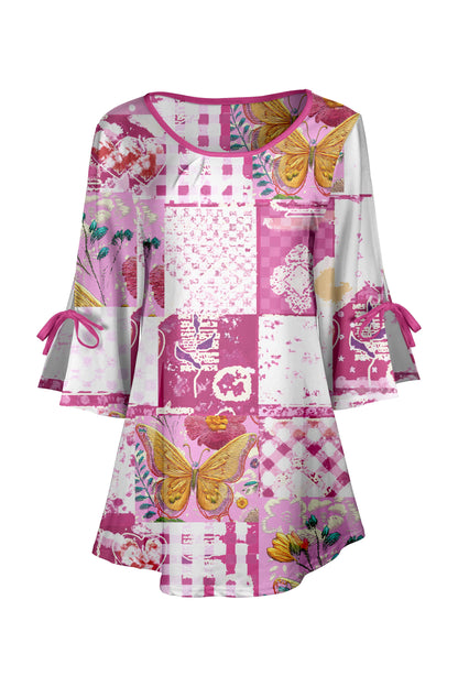 Pink Butterfly Patchwork-