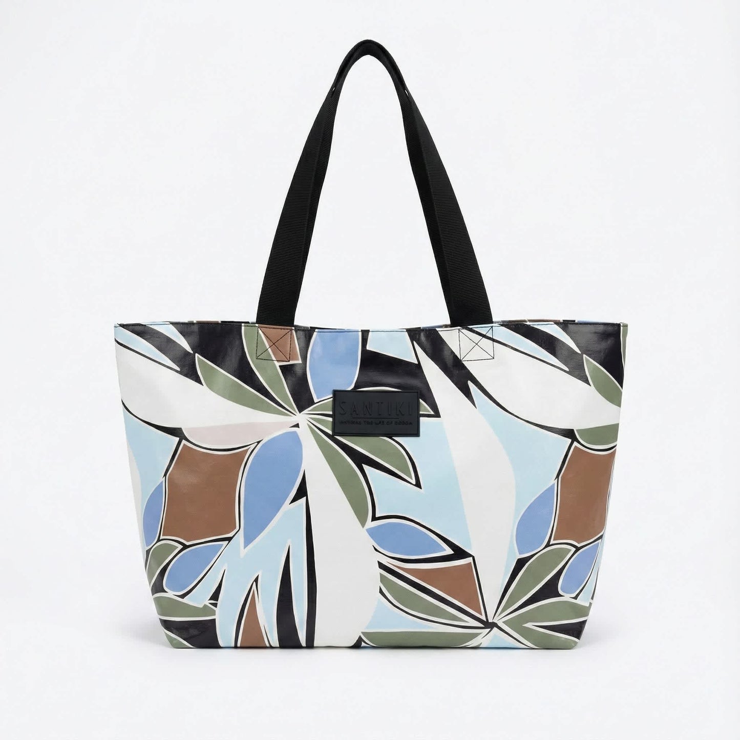 BLK TAN ABSTRACT-