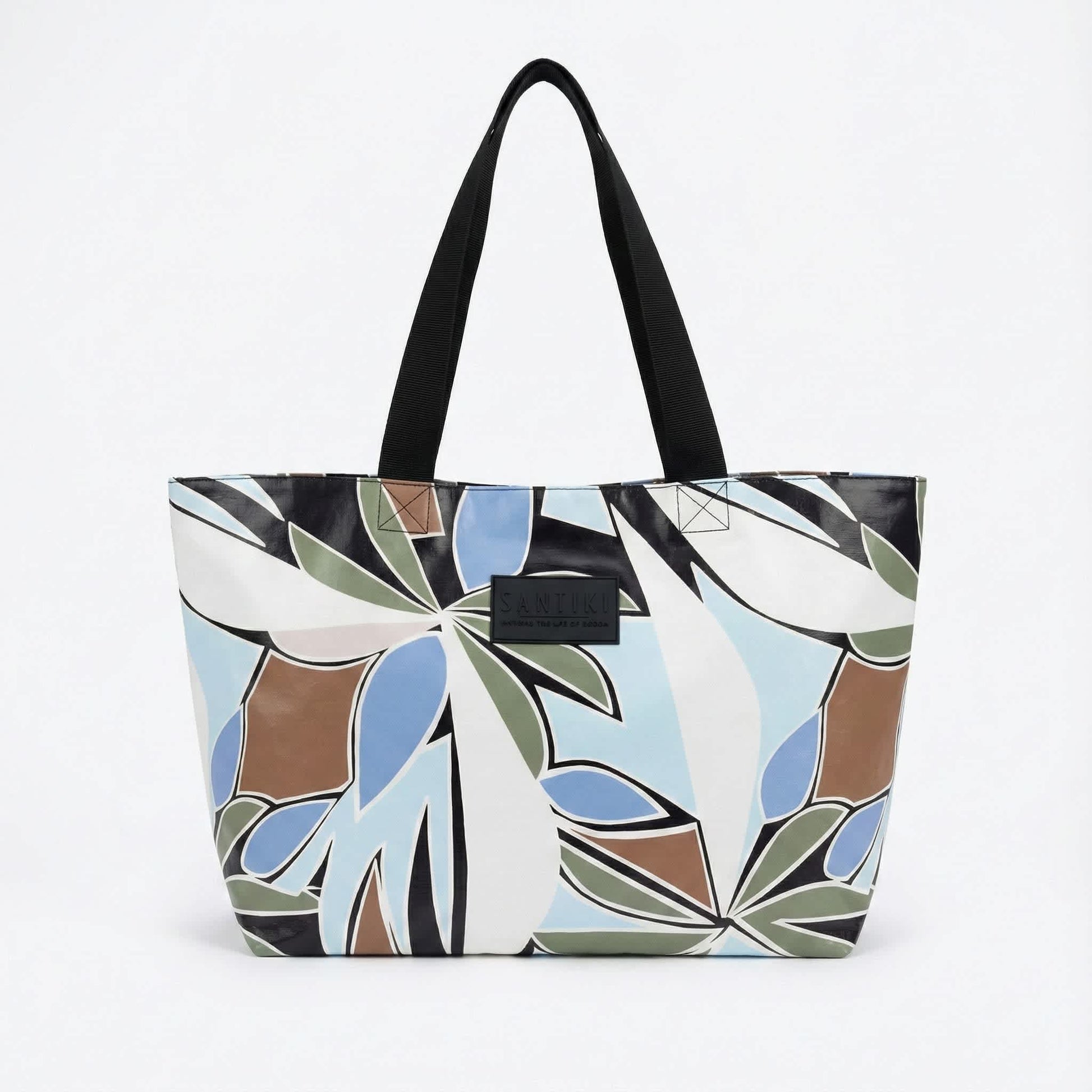BLK TAN ABSTRACT-