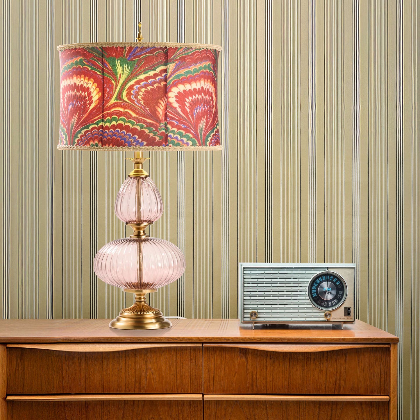 Red/Pink/Green/Purple/Gold-