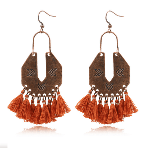Burnt Orange / Brass-