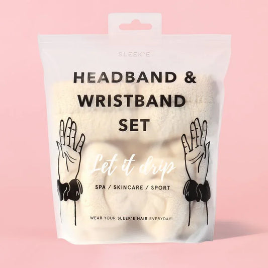 Let it Drip (Headband + Wristbands) Sand