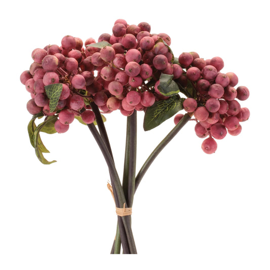 Melrose International Berry Stem Bundle (Set of 4)
