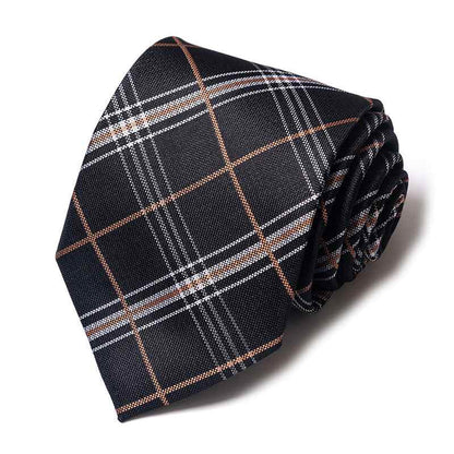 Charcoal Brown Check-
