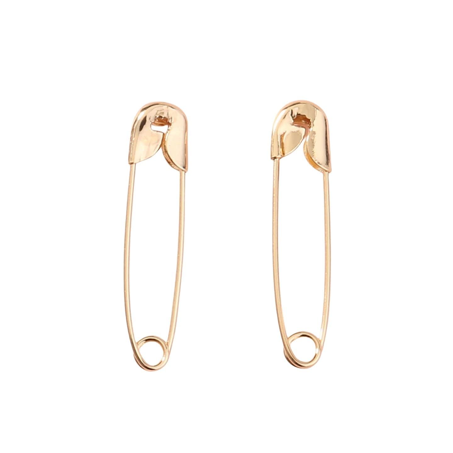 Goldtone Pin Drop Earrings