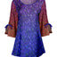 Purple & Blue Abstract Floral