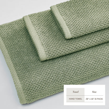 Cotton Textured Bath Towel Set - Acacia Collection